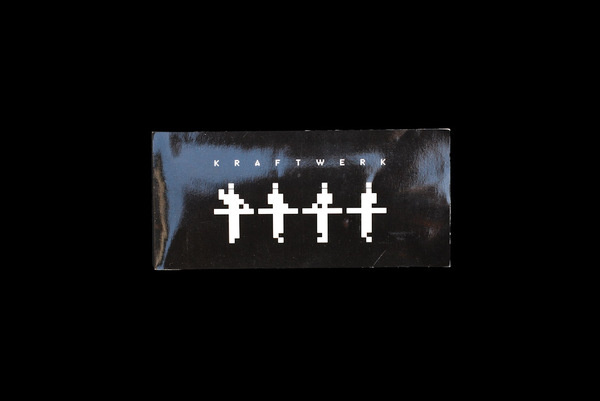 Kraftwerk ephemera #design #graphic #black #illustration #package