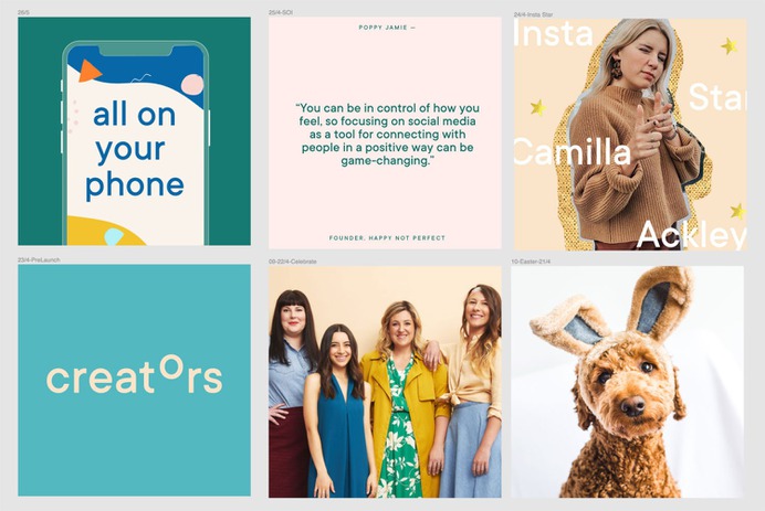 Milkshake - Mindsparkle Mag Milkshake is a mobile Insta website maker designed by Sophie Dunn. #logo #packaging #identity #branding #design #color #photography #graphic #design #gallery #blog #project #mindsparkle #mag #beautiful #portfolio #designer
