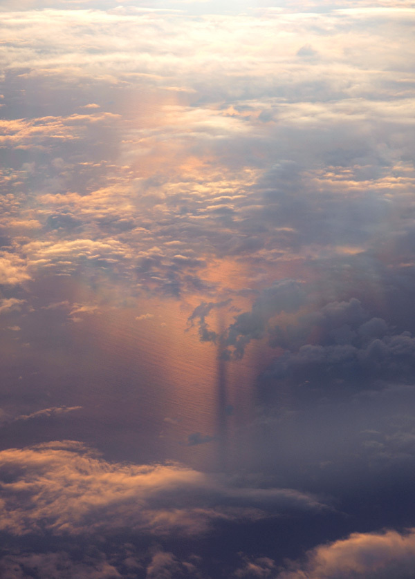 Descent #clouds #aerial #sky #aviation #photography #sunset