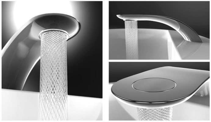 Swirl introduces an interesting new concept that adds a small twist to your everyday faucet, and simultaneously saves water! Designed by Sim