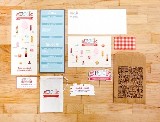 Stuck on the Behance Network #candy #identity #food