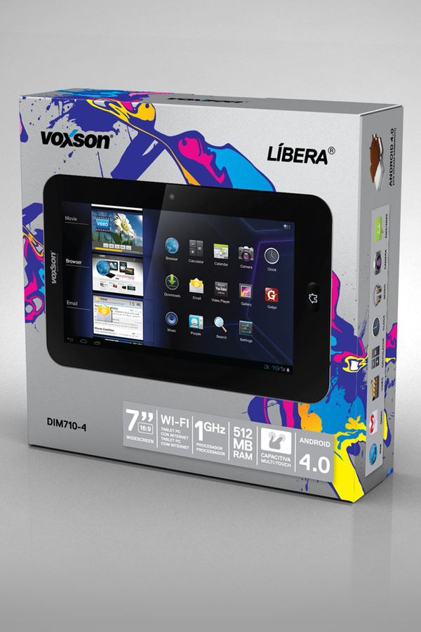 —Voxson's Packaging 2013— #side #branding #packaging #print #icons #colours #mobile #android #cmyk #paper #device #cloud #development #regalo #tablet #paquete #colors #logo #type #face #technology #logotype #interface #box #caja #dispositive #silver #pack #carton