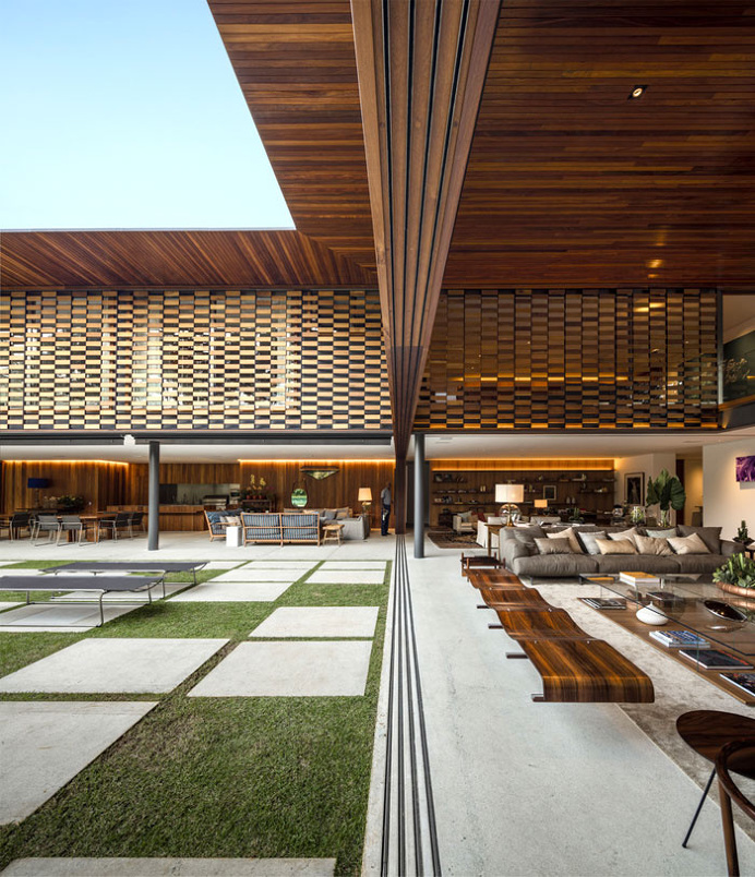 Tropical L-Shaped House #architecture #house #home #decor