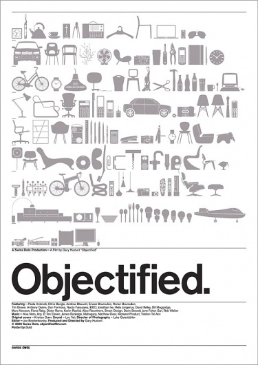 Objectified: A Documentary Film by Gary Hustwit #design #poster