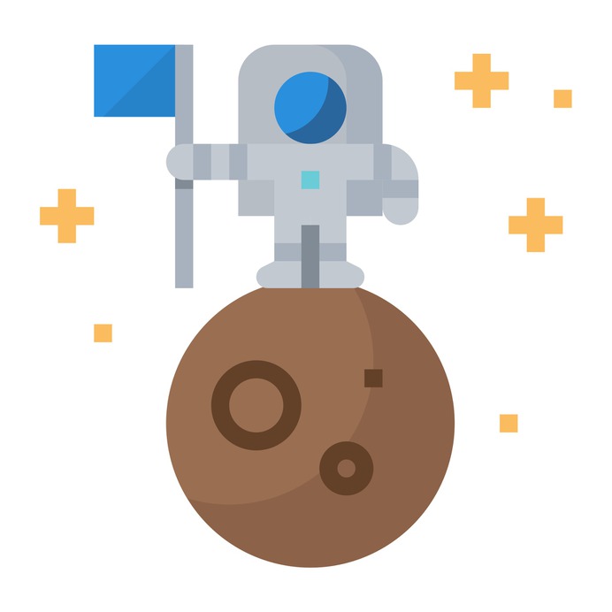 See more icon inspiration related to conquer, astronaut, space, planet, space travel, explore, flags, flag, globe, people and moon on Flaticon.