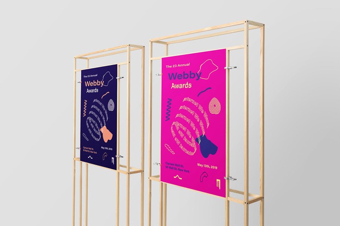 Webby Awards - Mindsparkle Mag Hans Christian Øren designed this beautiful project which consisted in developing the new identity for the Webby Awards 2019. #logo #packaging #identity #branding #design #color #photography #graphic #design #gallery #blog #project #mindsparkle #mag #beautiful #portfolio #designer