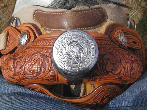 Stainless Steel horn with custom silver "Devils Claw"