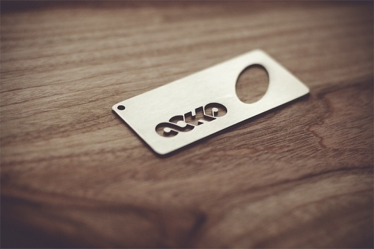 All sizes | Ocho Bottle Opener | Flickr - Photo Sharing! #die #opener #apparel #bottle #design #eight #wood #ocho #typography