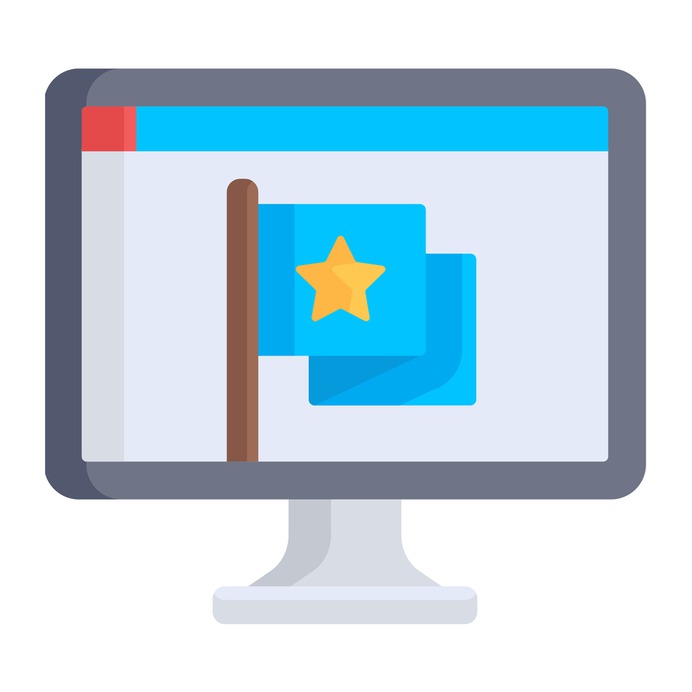 See more icon inspiration related to monitor, seo and web, computing, browser, flags, flag, interface, internet, screen, technology and computer on Flaticon.