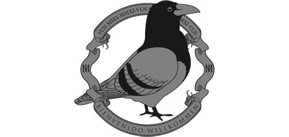 Ocho Cuervos #white #black #bird #and #welcome