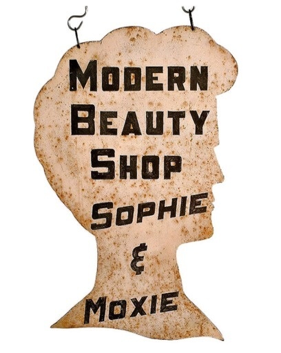 Typeverything.com Beauty shop sign.Â ViaÂ Words... - Typeverything #vintage #typography
