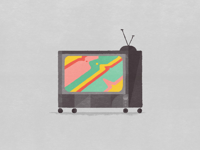 #illustration #tv