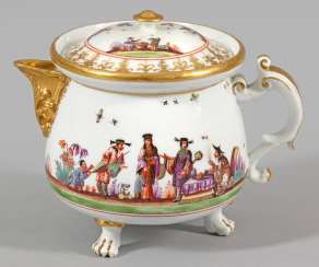Cream pot with Hoeroldt-Chinoiserien #Sets #Teasets #Porcelainsets #Antiqueplates #Plates #Wallplates #Figures #Porcelainfigurines #porcelain