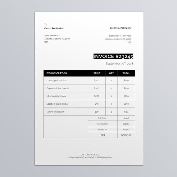 black and white, print design, invoice, templates, and tool image ...