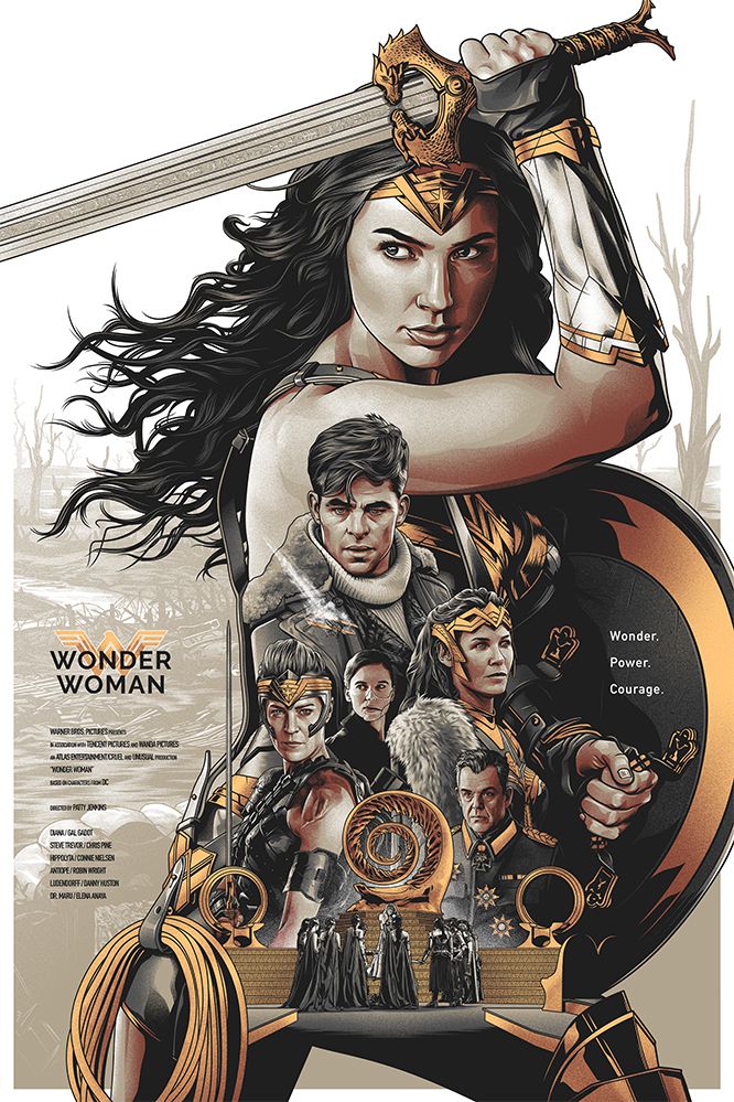 Wonder Woman – Alternative Movie Poster by Amien Juugo