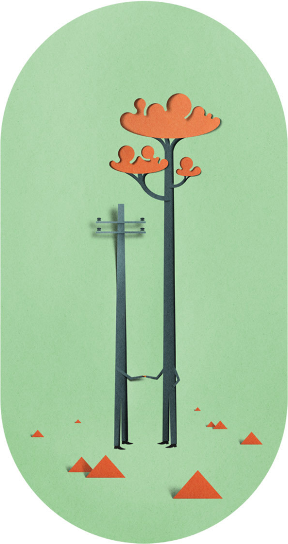 It's Nice That : Multi-talented Estonian creative Eiko Ojala is a particular paper collage whizz #die #cut #eiko #ojala #paper #innovative