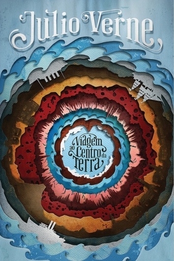 Journey to the Center of the Earth | Flickr - Photo Sharing! #illustration #typography