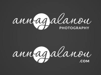 Logo for photographer Anna Galanou #logo #branding