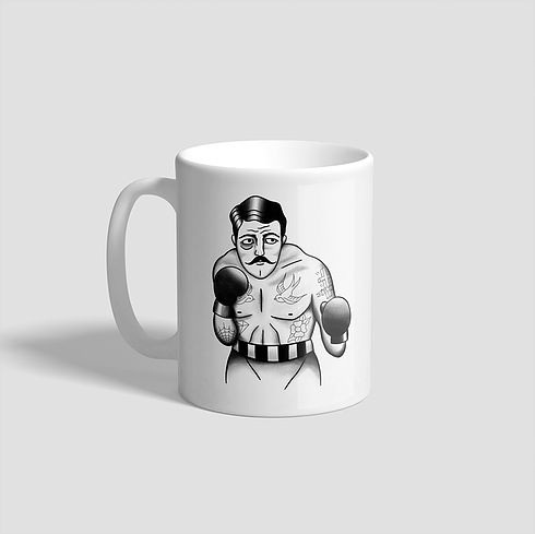 Illustration for t-shirt #tshirt #layout #illustration #boxing #americantraditional #american #traditional #tattoo #mug #cozy #mockup