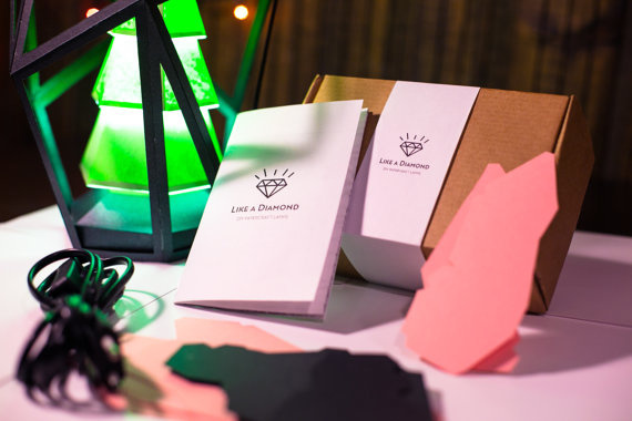 Papercraft Lamp - Like a Diamond