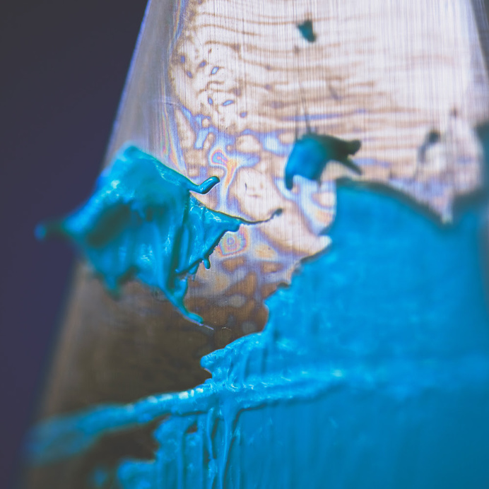 Macro Ink. #photography #ink #spatula #chrome