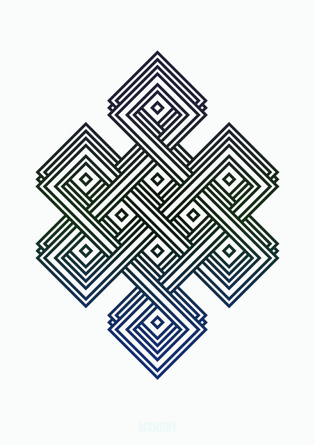 Eternal Knot- Adrian Smith #mark #knot #design #symbol #eternal