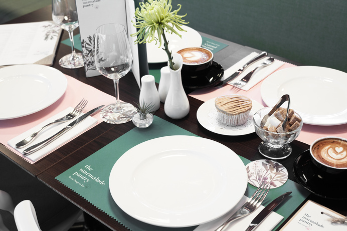 The marmalade pantry corporate design branding bravo singapore restaurant beautiful minimal mindsparkle mag designblog