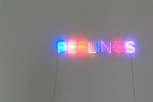 DON'T LOOK #neon #art #typography