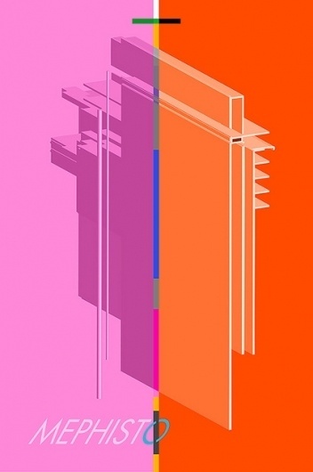 Mephisto Temple | Flickr - Photo Sharing! #red #design #graphic #architecture #poster #art