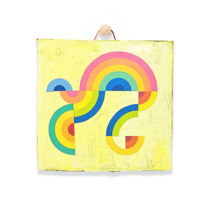 Kids will love cutting apart rainbows to make this beautiful abstract art project that can also be used to celebrate small joys throughout the week! | via barley & birch