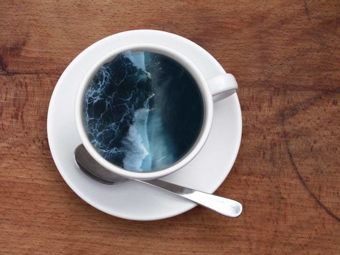Unique Coffee Cup Manipulations by Victoria Siemer #coffeeArt #artistic #uniqeDesign