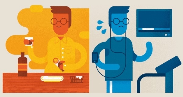 SF vs LA #richard #san #illustration #la #perez #francisco
