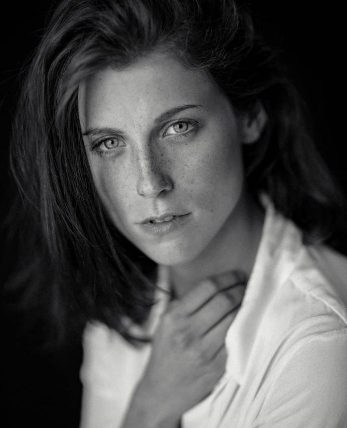 Beautiful Black and White Female Portrait Photography by Constantin Slotty
