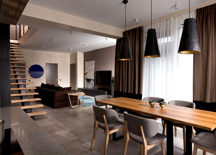 Ukraine House with Character – Combination of Contemporary and Rustically-Domestic Styles - #decor, #interior, #homedecor, home decor, int