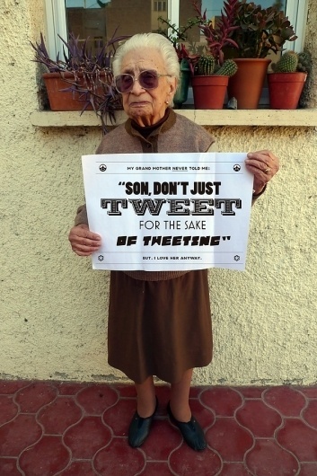 Grandmother Tips on the Behance Network #grandmother #tips #poster