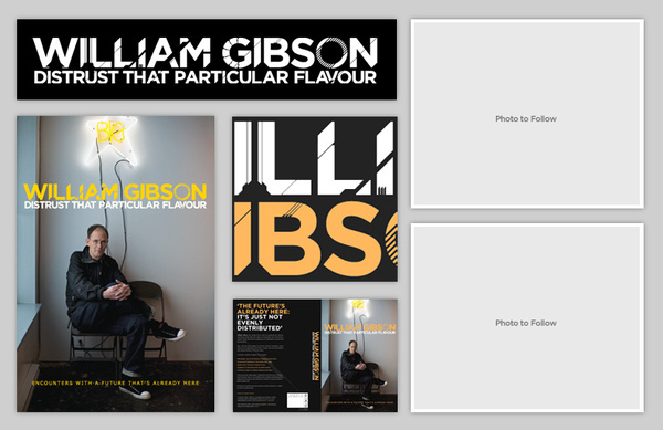 William Gibsons's Distrust That Particular Flavour #wilson #design #graphic #david #dock