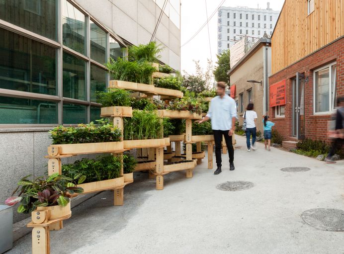 Growmore is a modular building kit for urban gardeners
