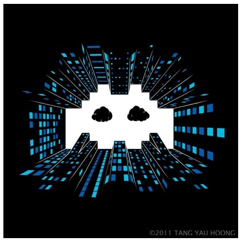 Sky Invader Tang Yau Hoong wp #negative #illustration #tangyauhoong #space