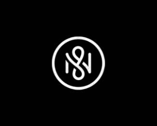 B&W Logo Inspiration: Like the interplay & mirror effect of the main logo. Nice contrast!