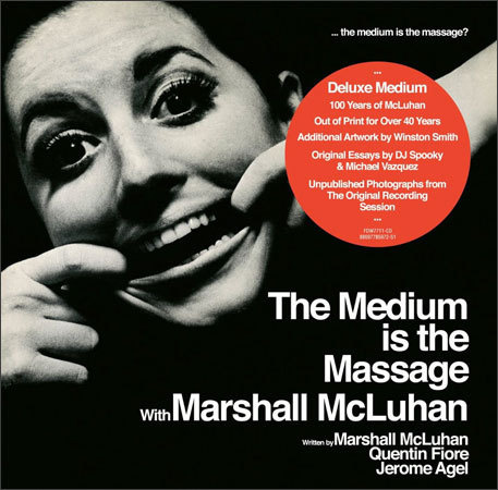 The Medium is the Massage CD reissue artwork #mcluhan