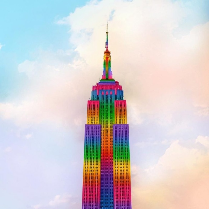 Ramzy Masri Turns Some Classic Buildings Into Rainbow Colors Creations