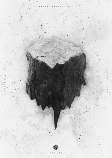 B&W on the Behance Network #white #space #black #stars #cosmos #buenos #and #nicolas #astral #lalli #aires