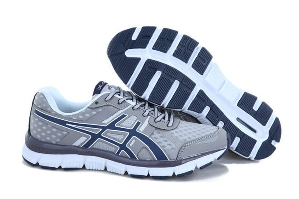 Mens Asics Gel Quik 33 Grey White Blue Shoes #shoes