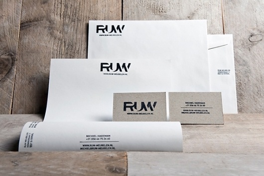 RUW on the Behance Network #wood #concept #identity #ruw #logo