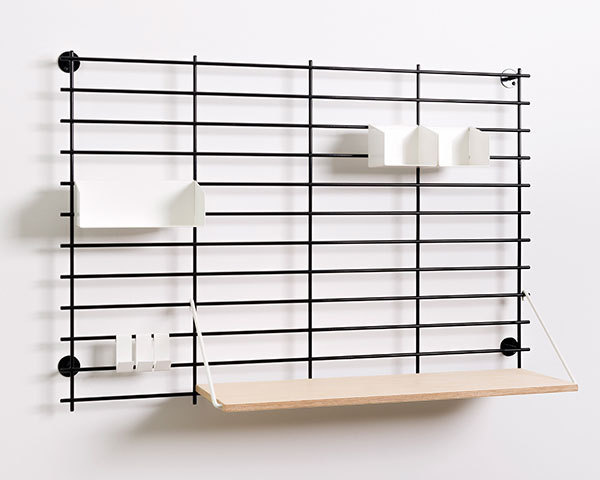 Loopholes by Atelier Belge #interior #black #minimalism #furniture #shelf