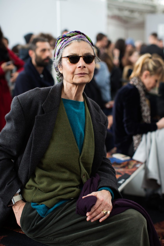 Front Row at Etro, Milan | The Sartorialist