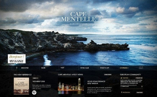 Cape Mentelle - 13decembre - Séverin Boonne #webdesign