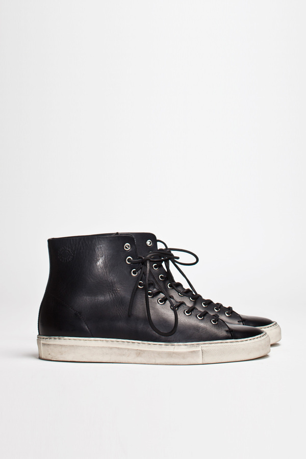 Buttero Tanino High Leather Black | TRÈS BIEN #shoes #italian #sneakers #leather #buttero