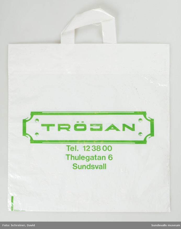 Påse med reklamtryck