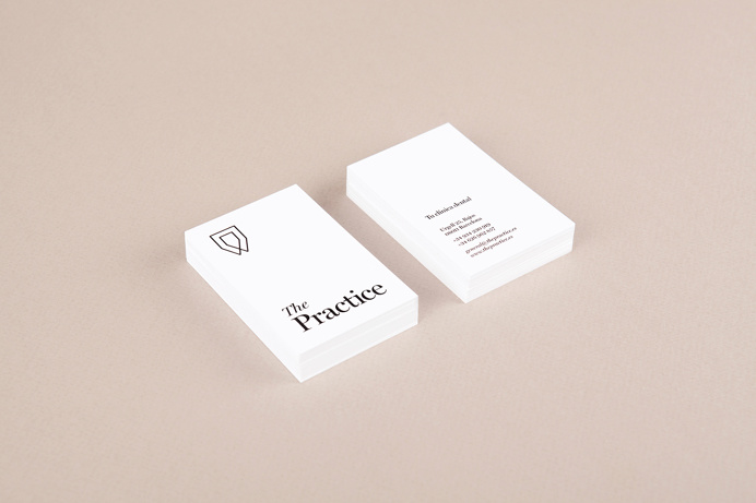 Brand identity for dental clinic in Barcelona, Spain designed by Mayra Monobe. mindsparkle mag color colorful stationery business card logo